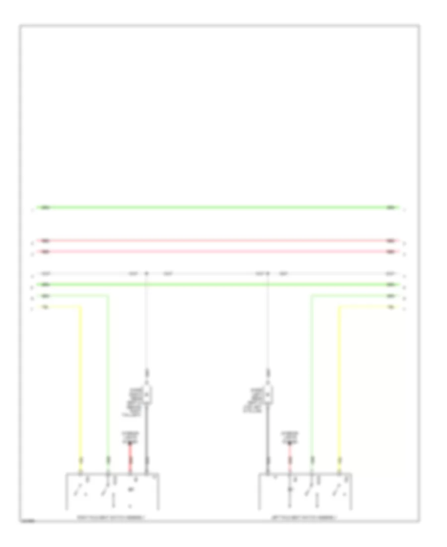 Rear Folding Seat Wiring Diagram Manual 2 of 3 for Lexus LX 570 2010