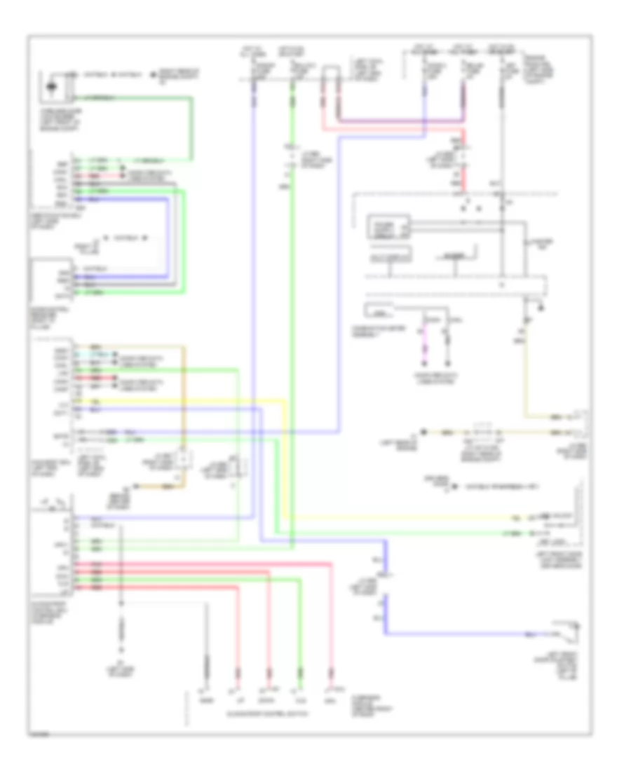 Power TopSunroof Wiring Diagram for Lexus LX 570 2010