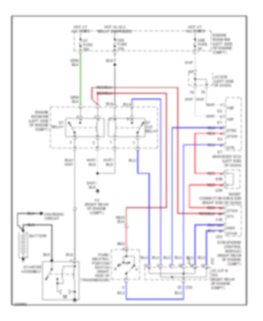 Starting Wiring Diagram for Lexus LX 570 2010