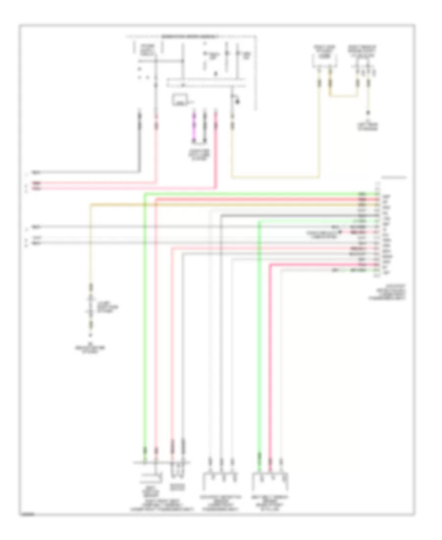 Supplemental Restraint Wiring Diagram 3 of 3 for Lexus LX 570 2010