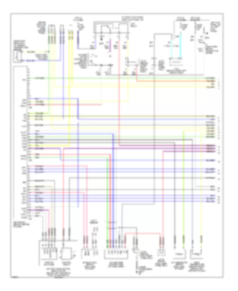 Front A C Wiring Diagram with Navigation 1 of 2 for Lexus LX 470 2002
