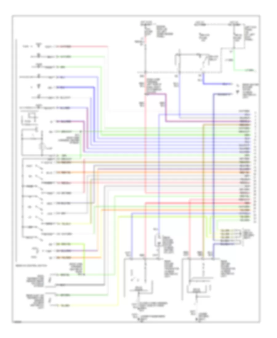 Rear A C Wiring Diagram 1 of 2 for Lexus LX 470 2002