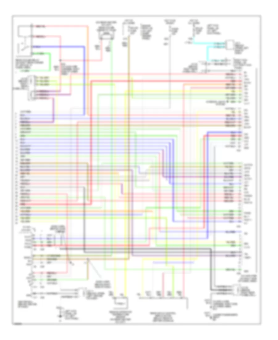 Rear A C Wiring Diagram 2 of 2 for Lexus LX 470 2002