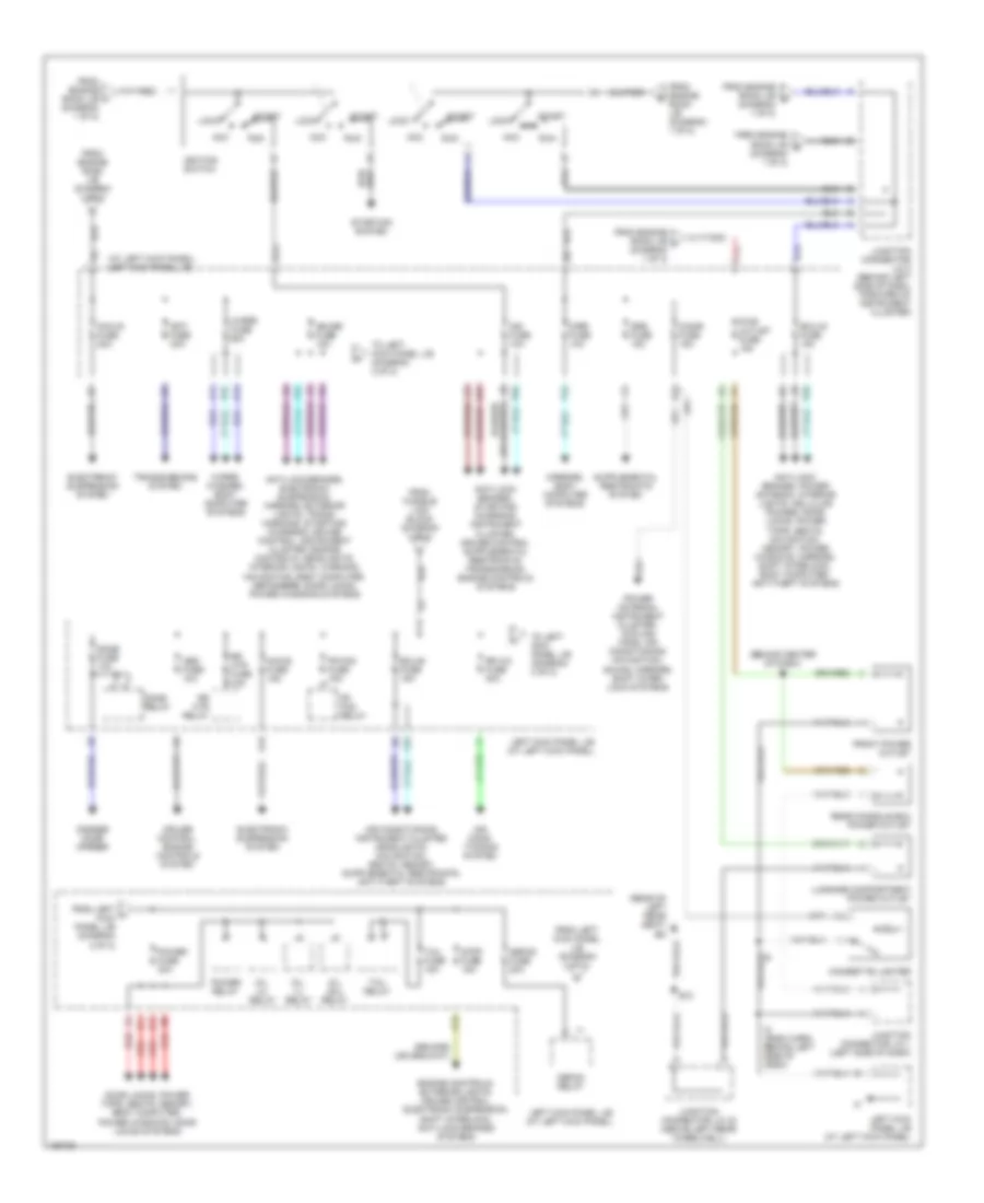 Power Distribution Wiring Diagram 2 of 2 for Lexus LX 470 2002
