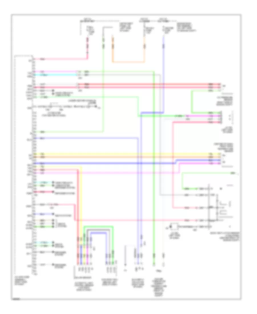 Automatic AC Wiring Diagram (1 of 2) for Lexus RX 450h 2013