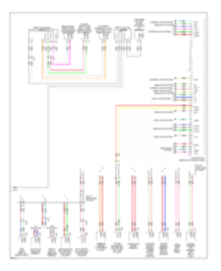 Body Control Modules Wiring Diagram 2 of 2 for Lexus RX 450h 2013