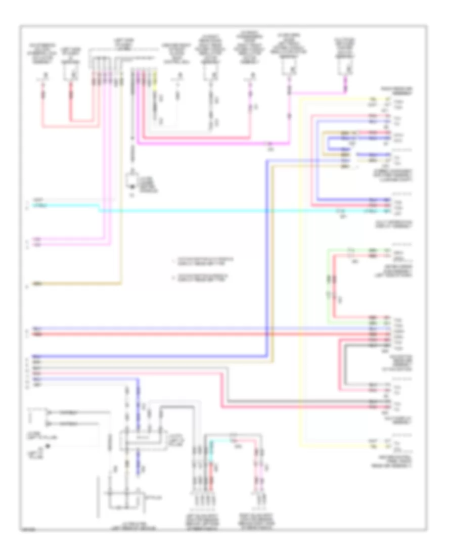 Computer Data Lines Wiring Diagram 3 of 3 for Lexus RX 450h 2013