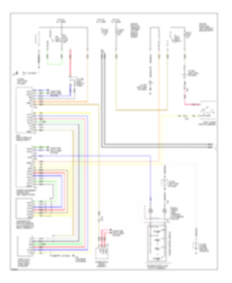 Cruise Control Wiring Diagram, without Dynamic Radar Controls (1 of 2) for Lexus RX 450h 2013