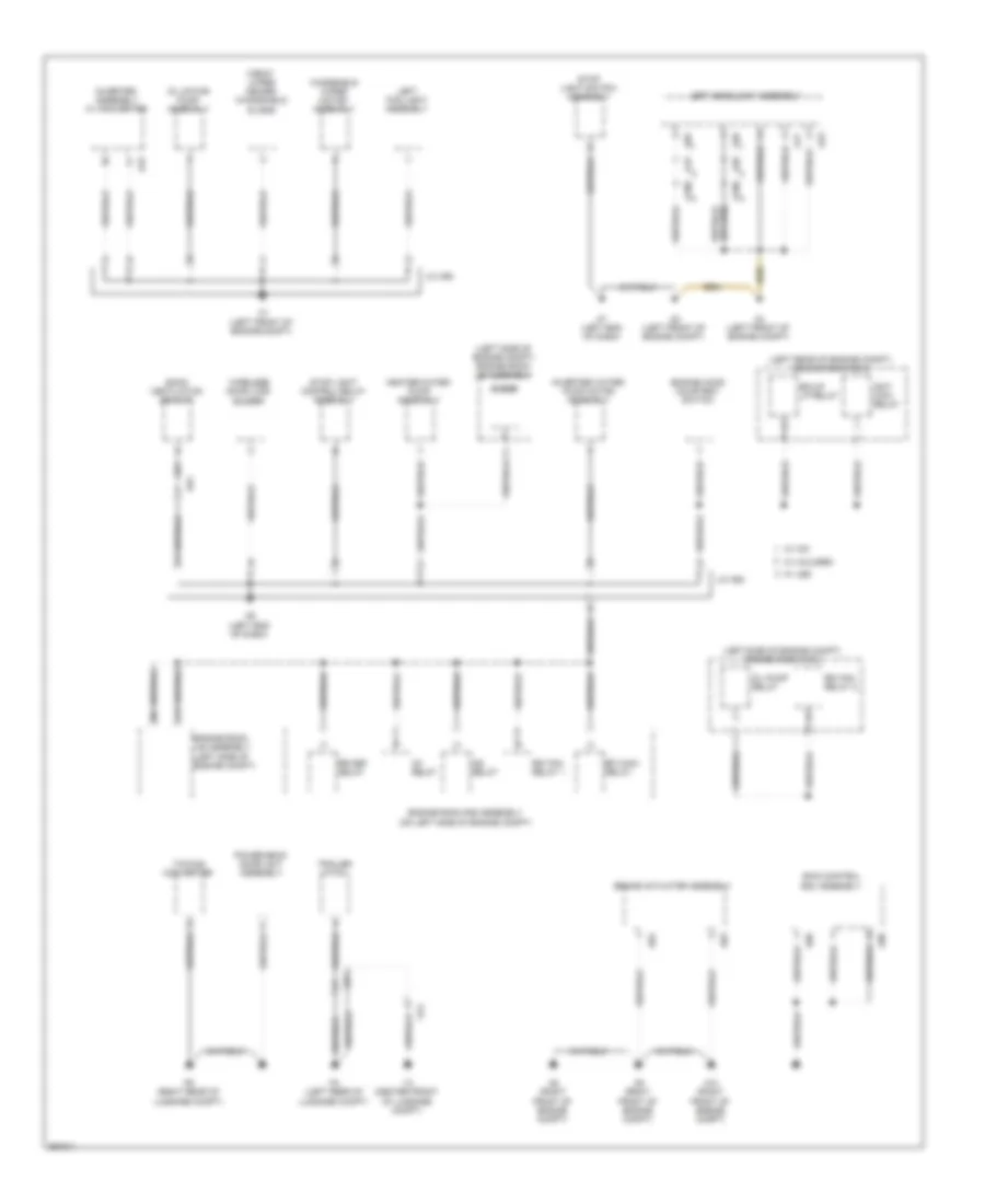 Ground Distribution Wiring Diagram 1 of 5 for Lexus RX 450h 2013