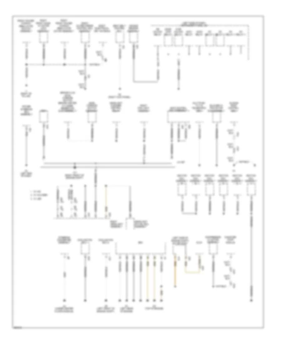 Ground Distribution Wiring Diagram (2 of 5) for Lexus RX 450h 2013