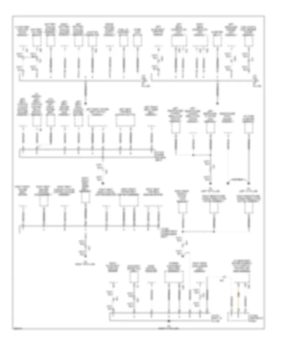 Ground Distribution Wiring Diagram 3 of 5 for Lexus RX 450h 2013