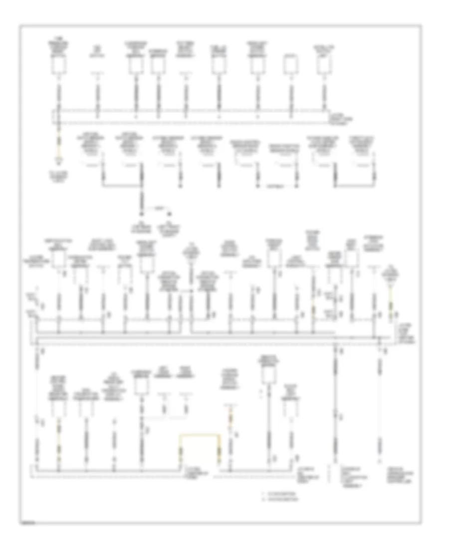 Ground Distribution Wiring Diagram (5 of 5) for Lexus RX 450h 2013