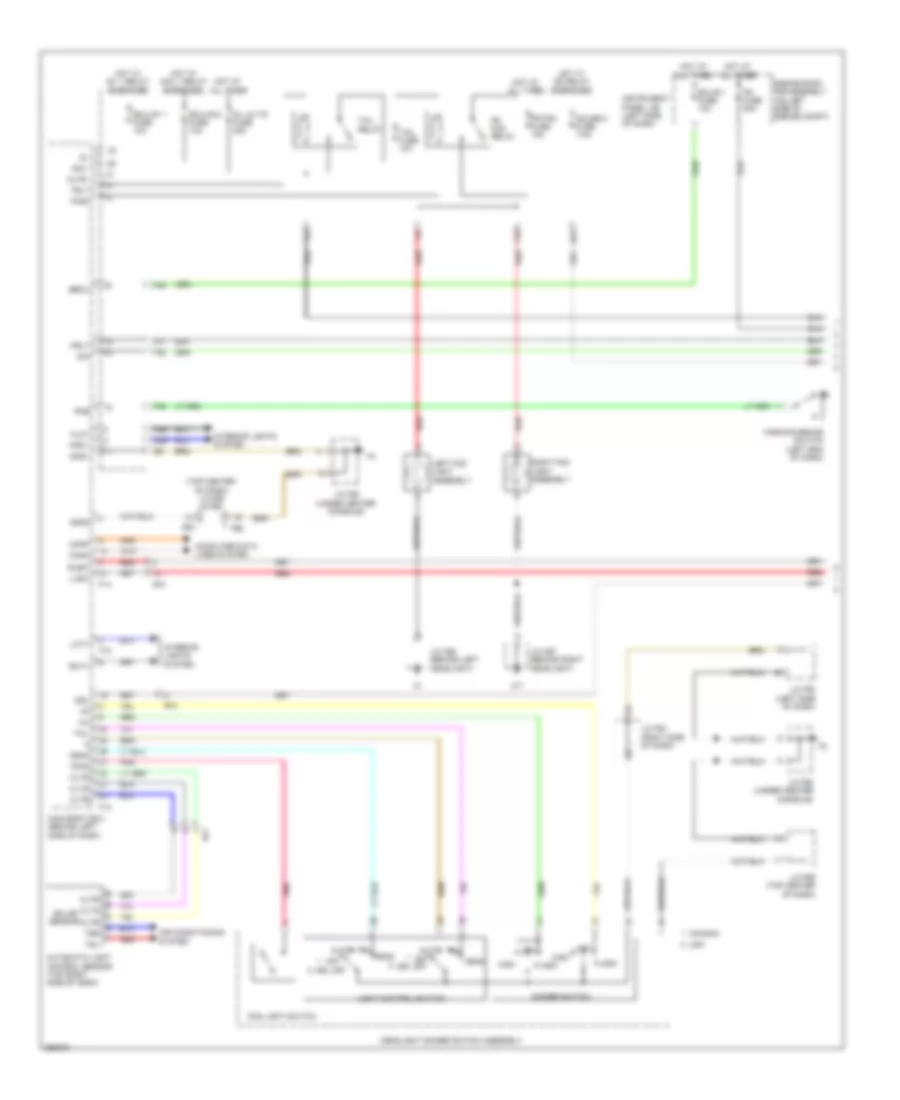 Headlamps Wiring Diagram 1 of 2 for Lexus RX 450h 2013