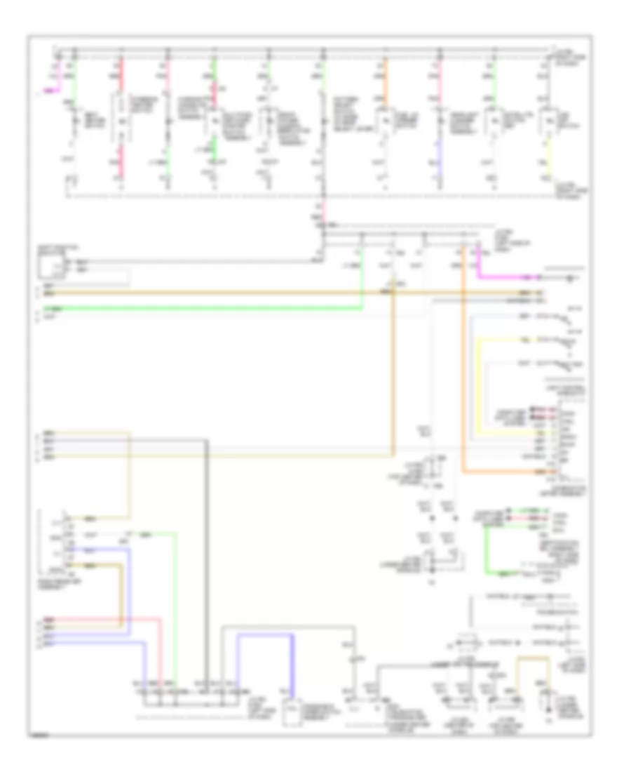 Instrument Illumination Wiring Diagram (2 of 2) for Lexus RX 450h 2013