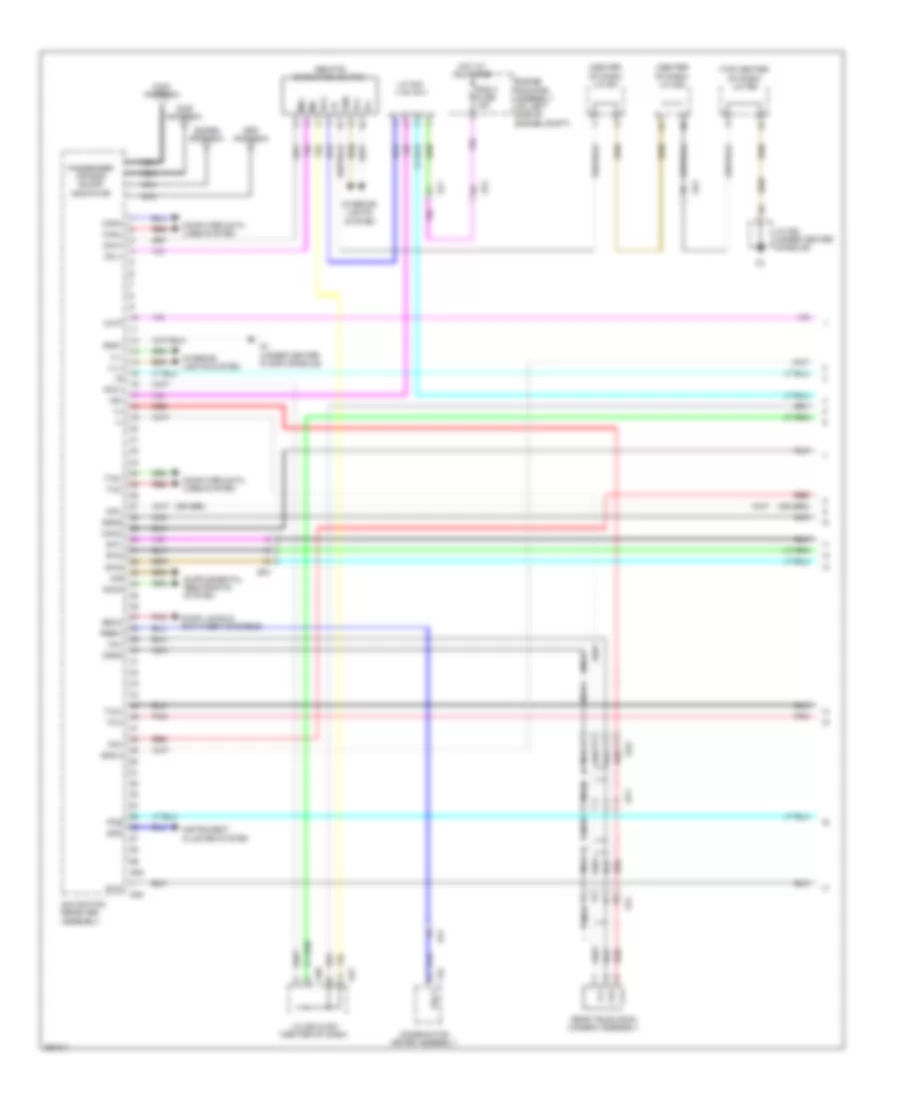 Navigation Wiring Diagram (1 of 7) for Lexus RX 450h 2013