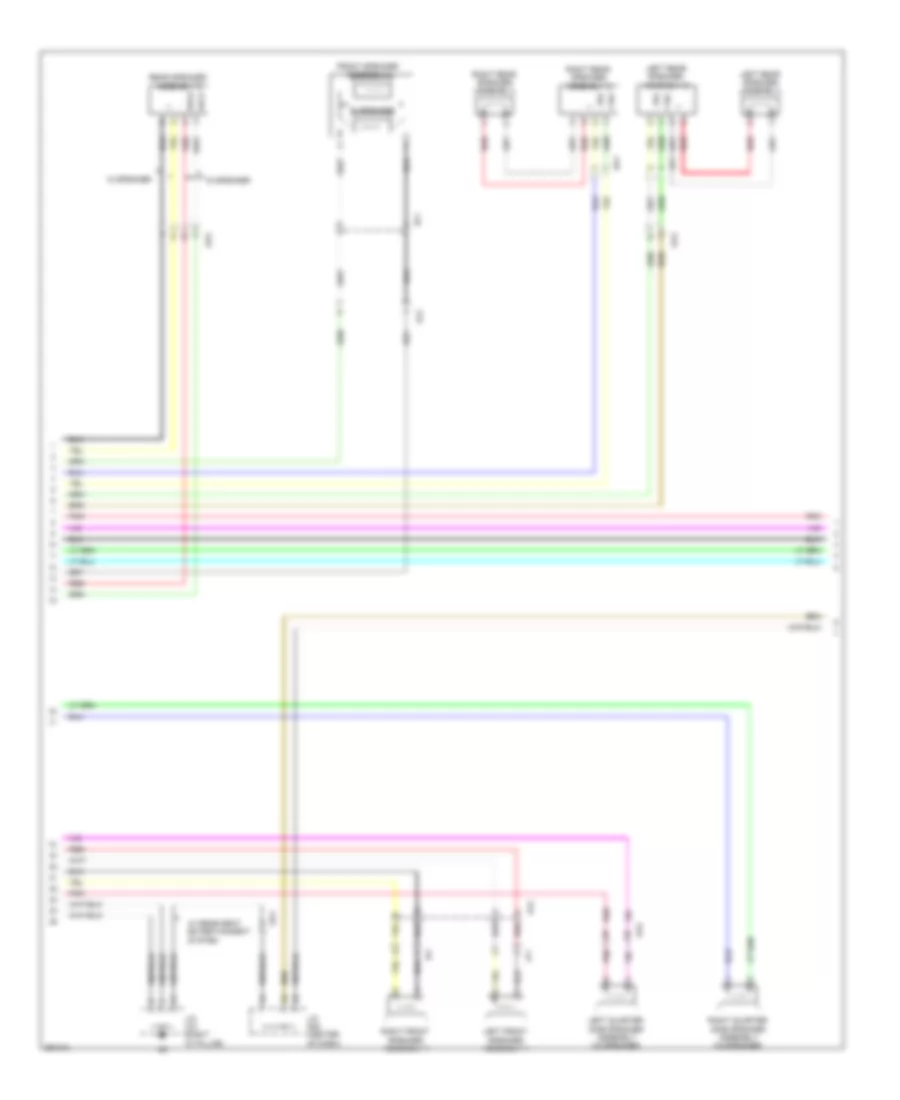 Navigation Wiring Diagram (5 of 7) for Lexus RX 450h 2013