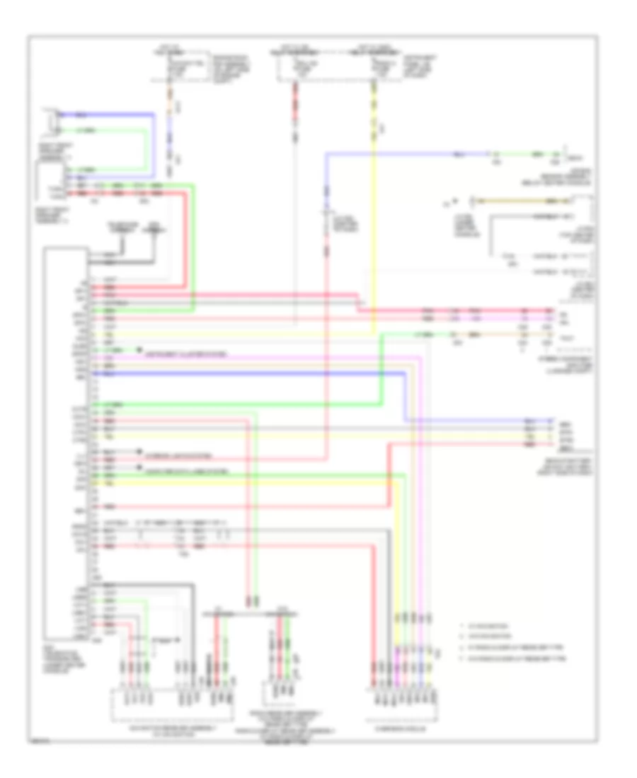 Telematics Wiring Diagram for Lexus RX 450h 2013
