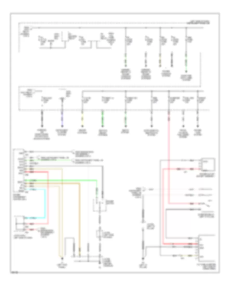Power Distribution Wiring Diagram (4 of 4) for Lexus RX 450h 2013