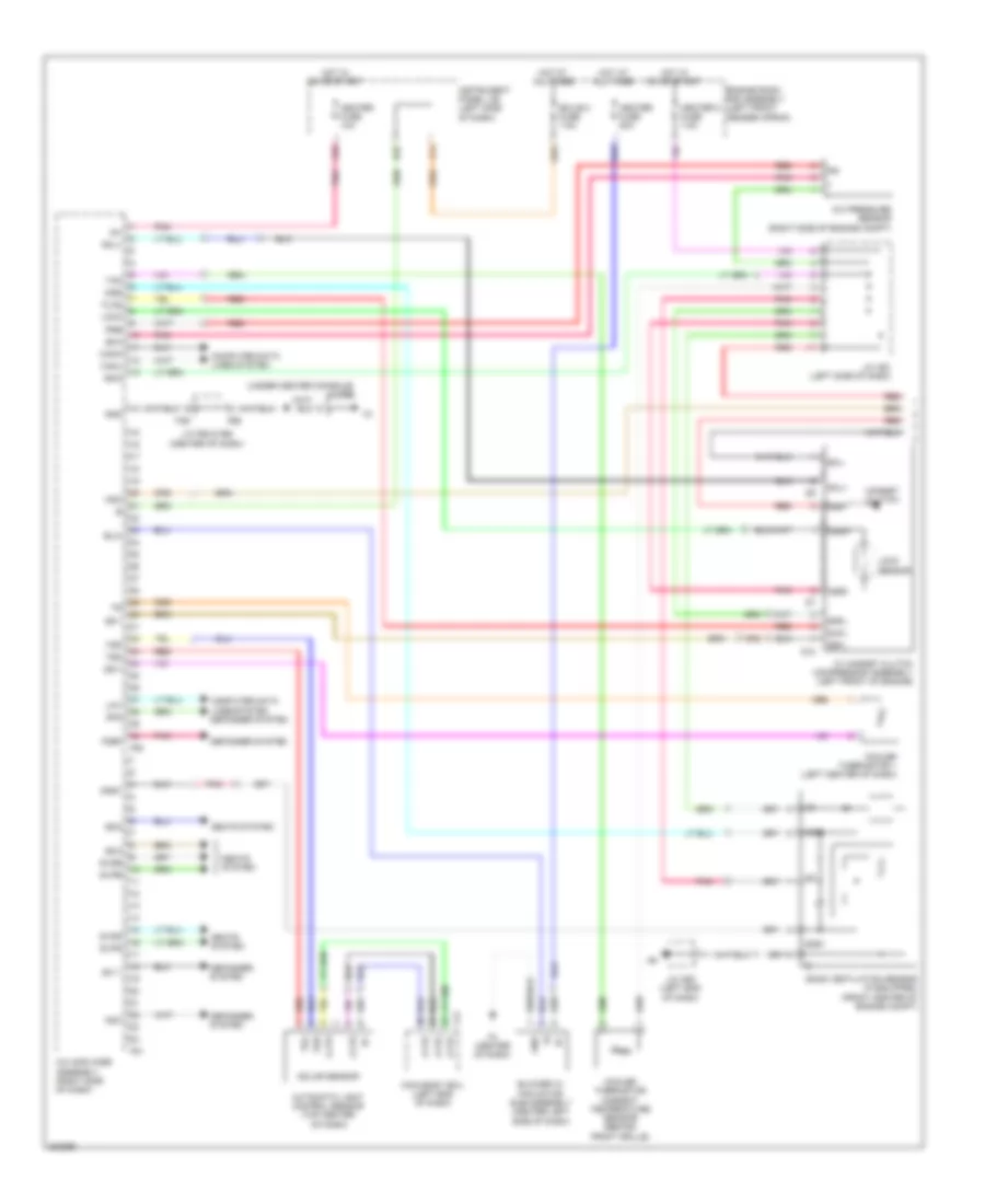 Automatic AC Wiring Diagram (1 of 2) for Lexus RX 350 2010