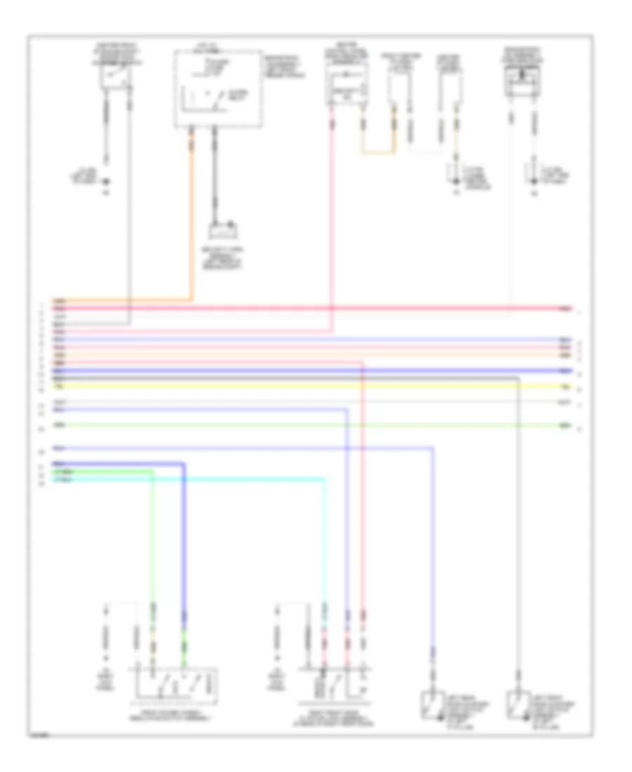 Forced Entry Wiring Diagram (2 of 5) for Lexus RX 350 2010