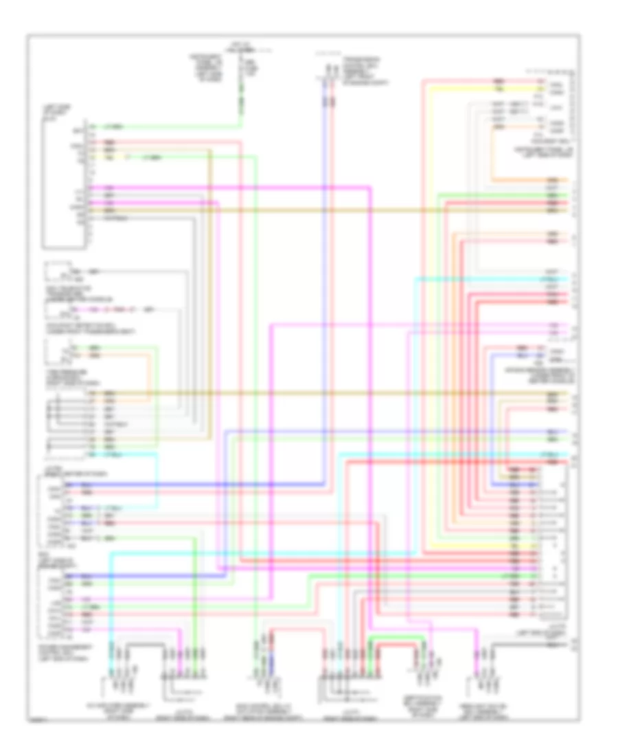 Computer Data Lines Wiring Diagram 1 of 3 for Lexus RX 350 2010