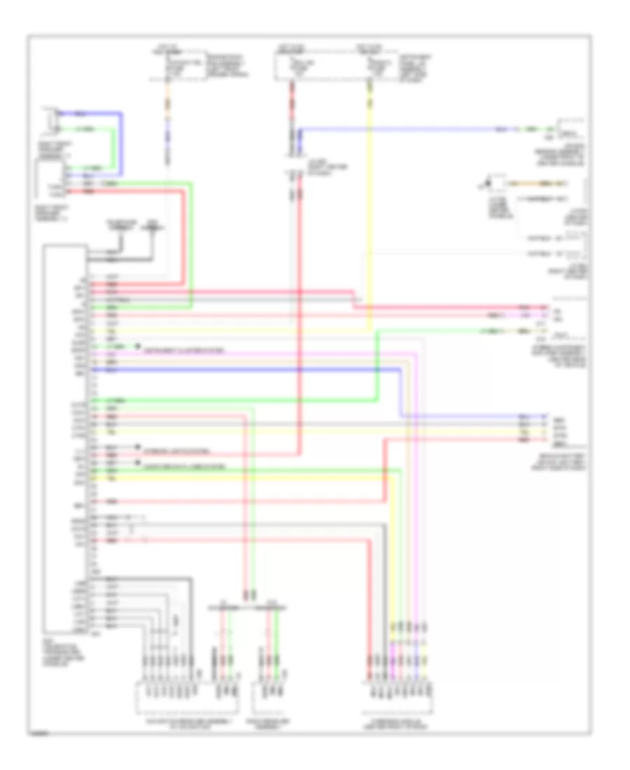 Telematics Wiring Diagram for Lexus RX 350 2010