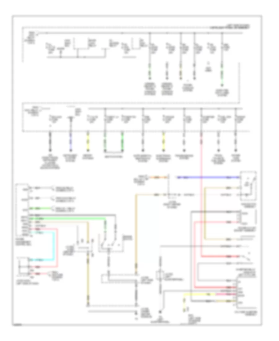 Power Distribution Wiring Diagram 4 of 4 for Lexus RX 350 2010