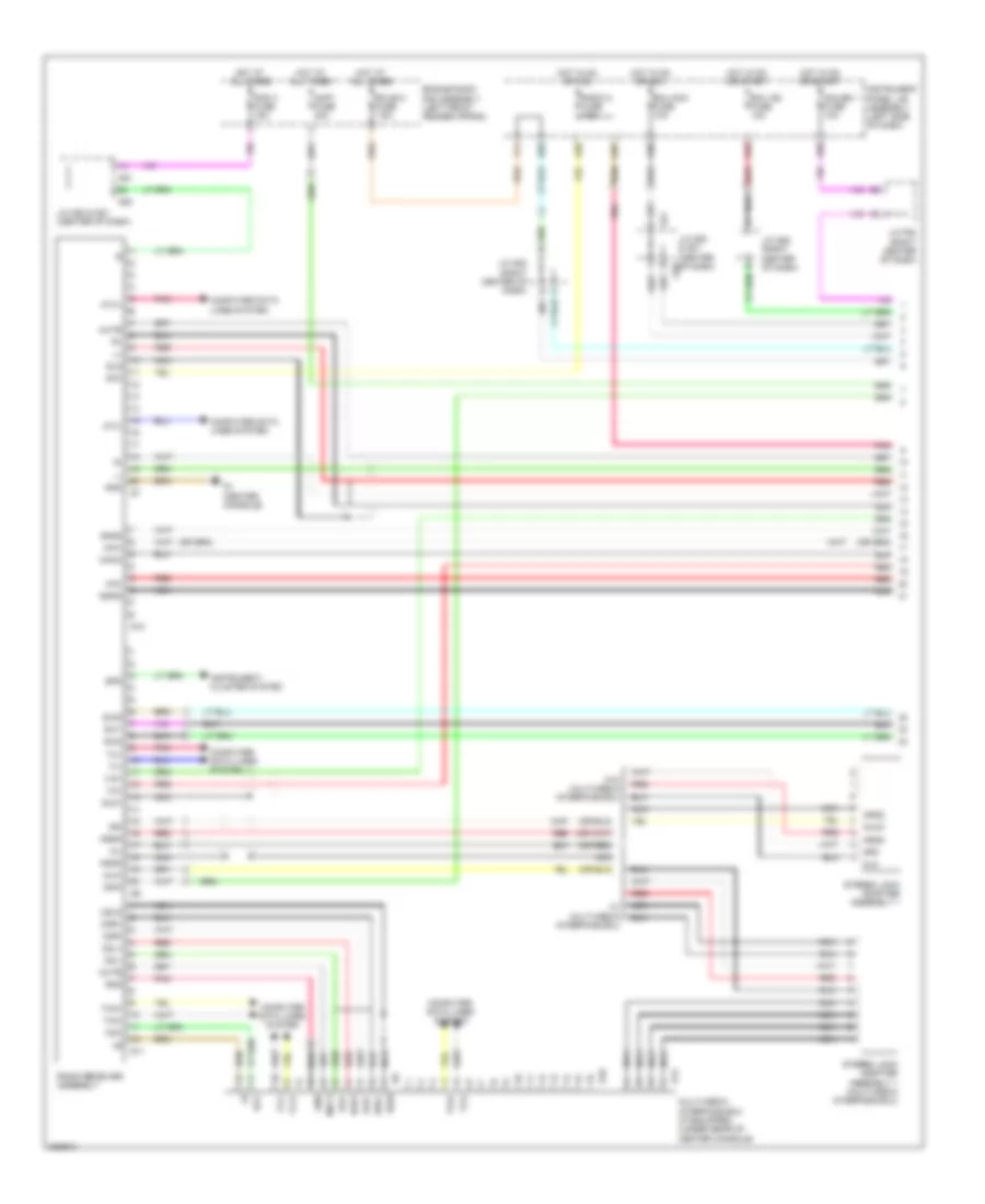 Radio Wiring Diagram, without Navigation (1 of 4) for Lexus RX 350 2010