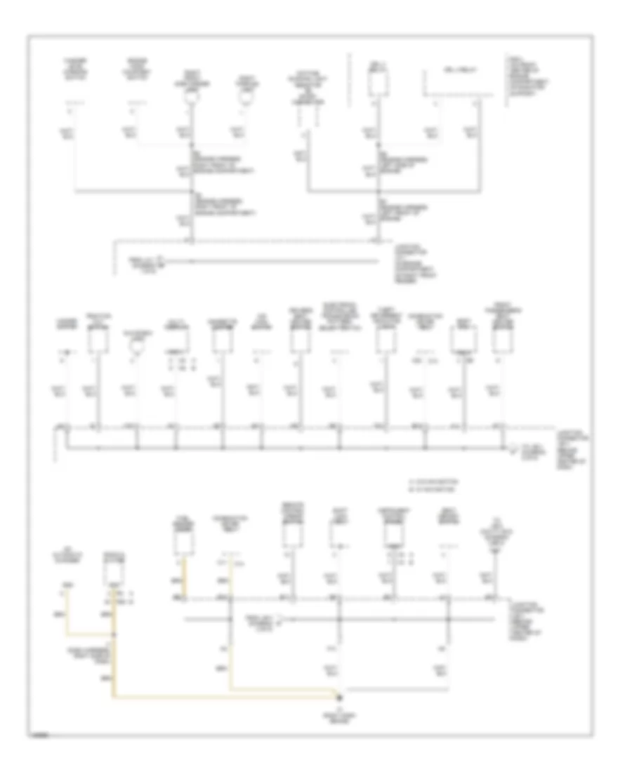 Ground Distribution Wiring Diagram (2 of 5) for Lexus RX 300 2002