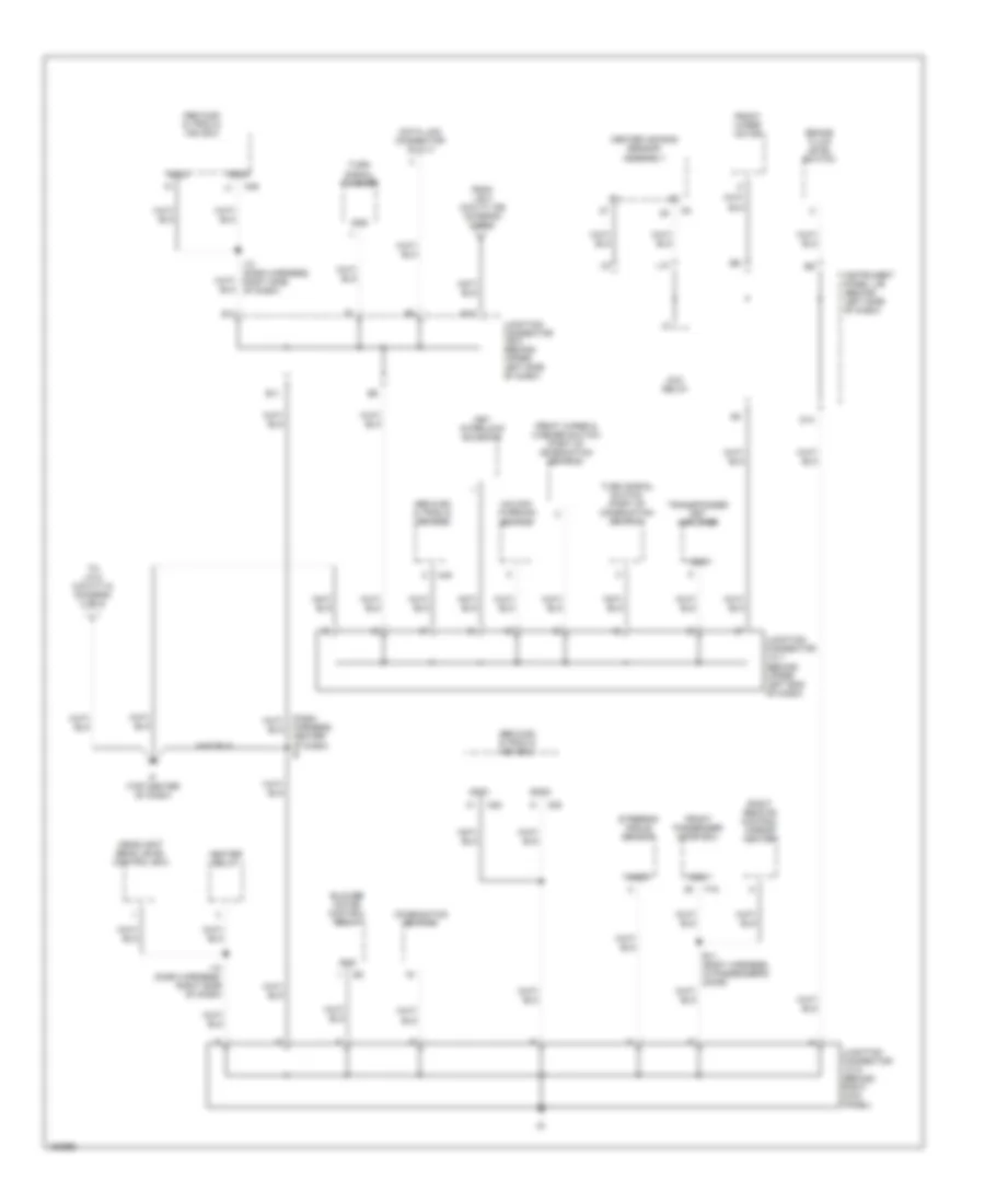 Ground Distribution Wiring Diagram (3 of 5) for Lexus RX 300 2002