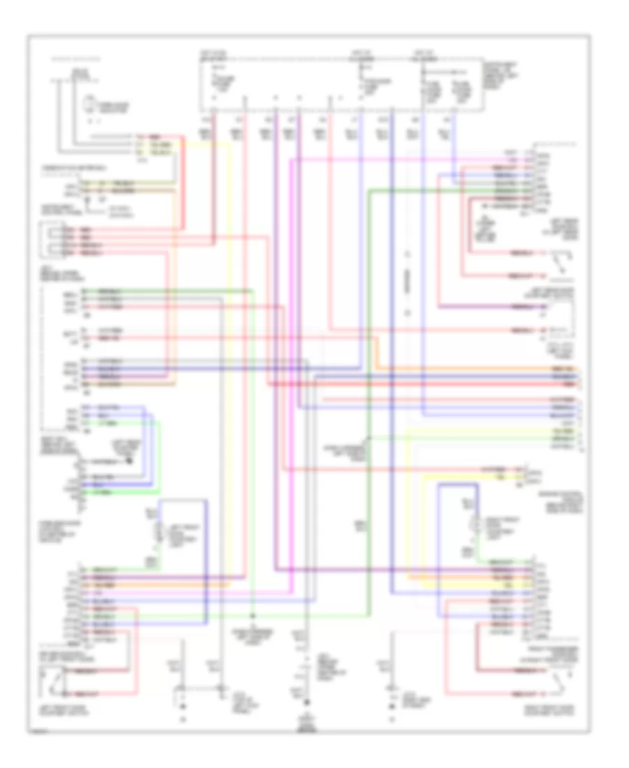 Courtesy Lamps Wiring Diagram 1 of 2 for Lexus RX 300 2002