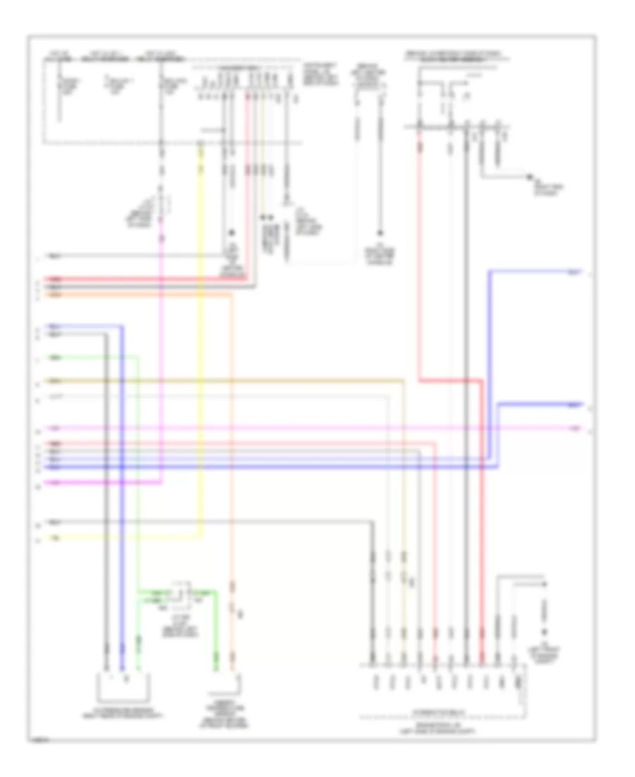 Automatic A C Wiring Diagram 2 of 4 for Lexus CT 200h 2014