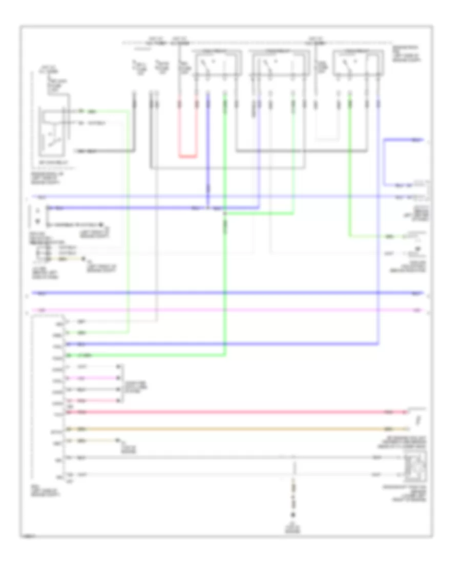 Automatic AC Wiring Diagram (3 of 4) for Lexus CT 200h 2014