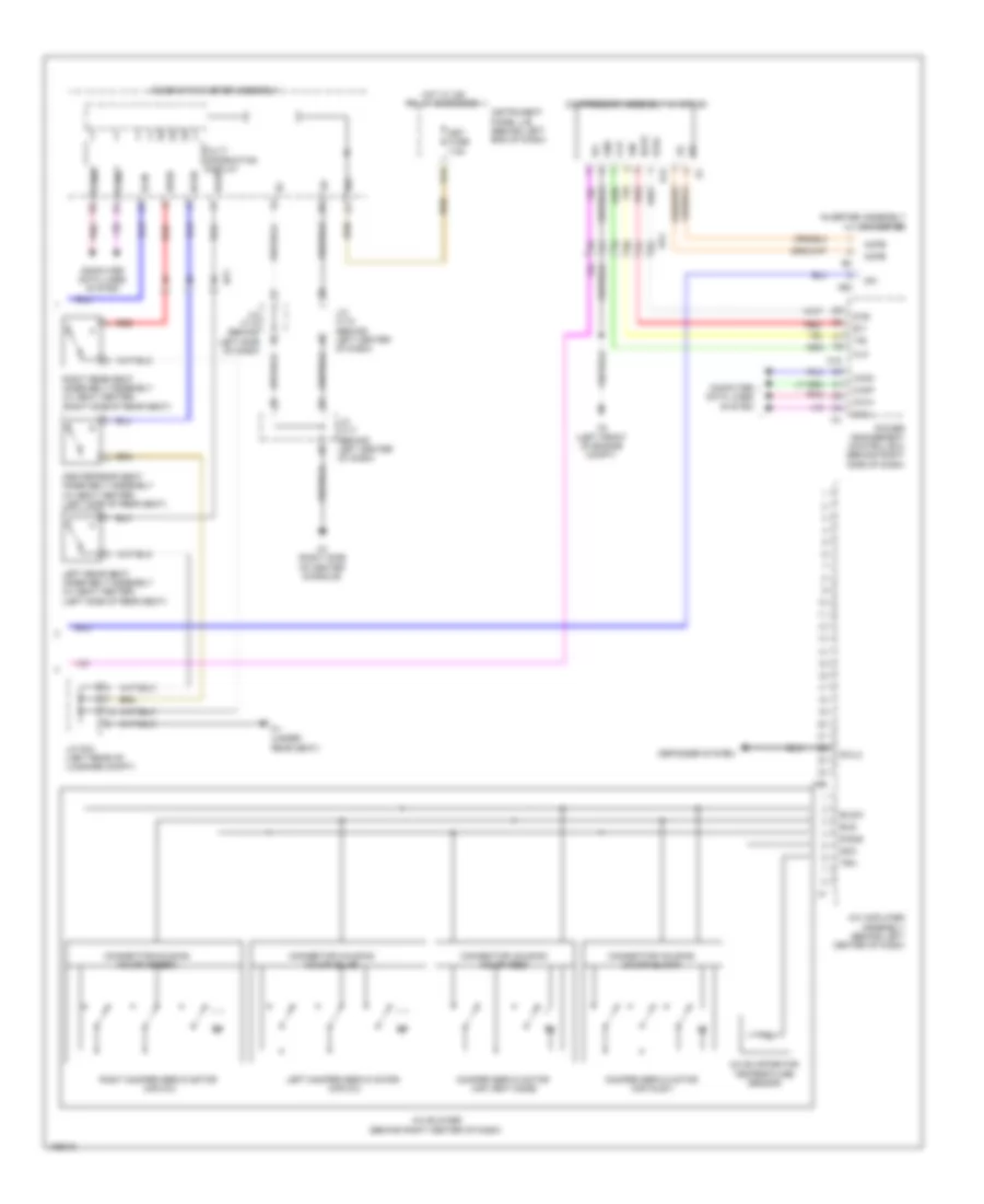 Automatic AC Wiring Diagram (4 of 4) for Lexus CT 200h 2014