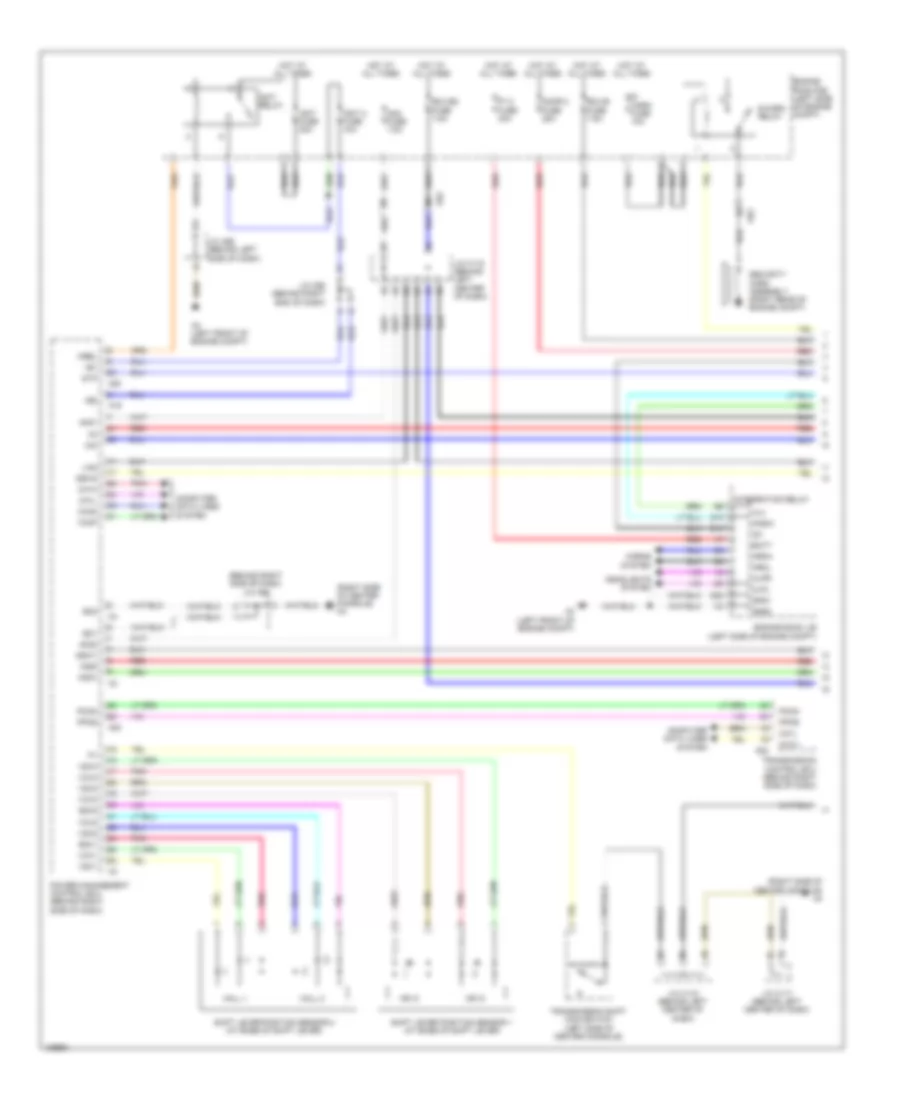 Anti theft Wiring Diagram 1 of 5 for Lexus CT 200h 2014