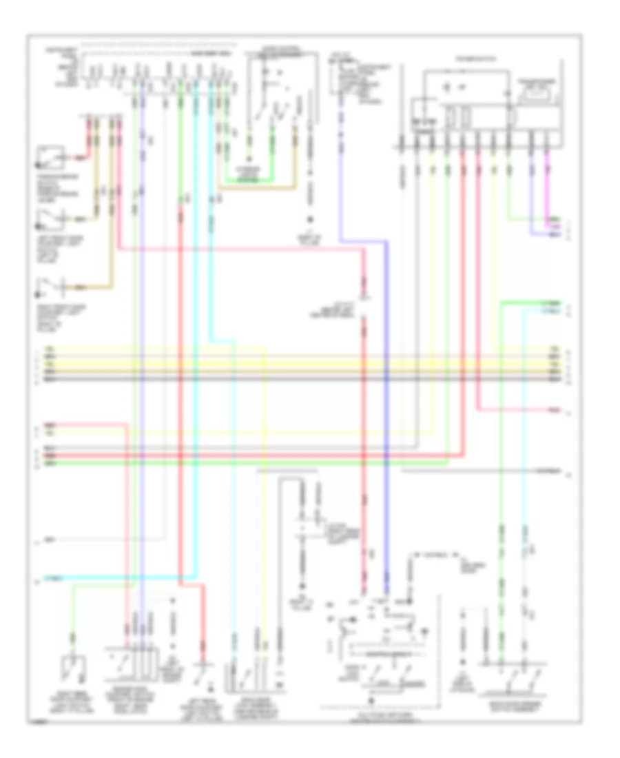 Anti theft Wiring Diagram 4 of 5 for Lexus CT 200h 2014