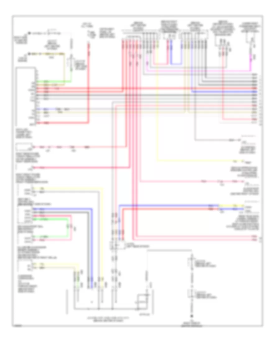 Computer Data Lines Wiring Diagram 1 of 3 for Lexus CT 200h 2014
