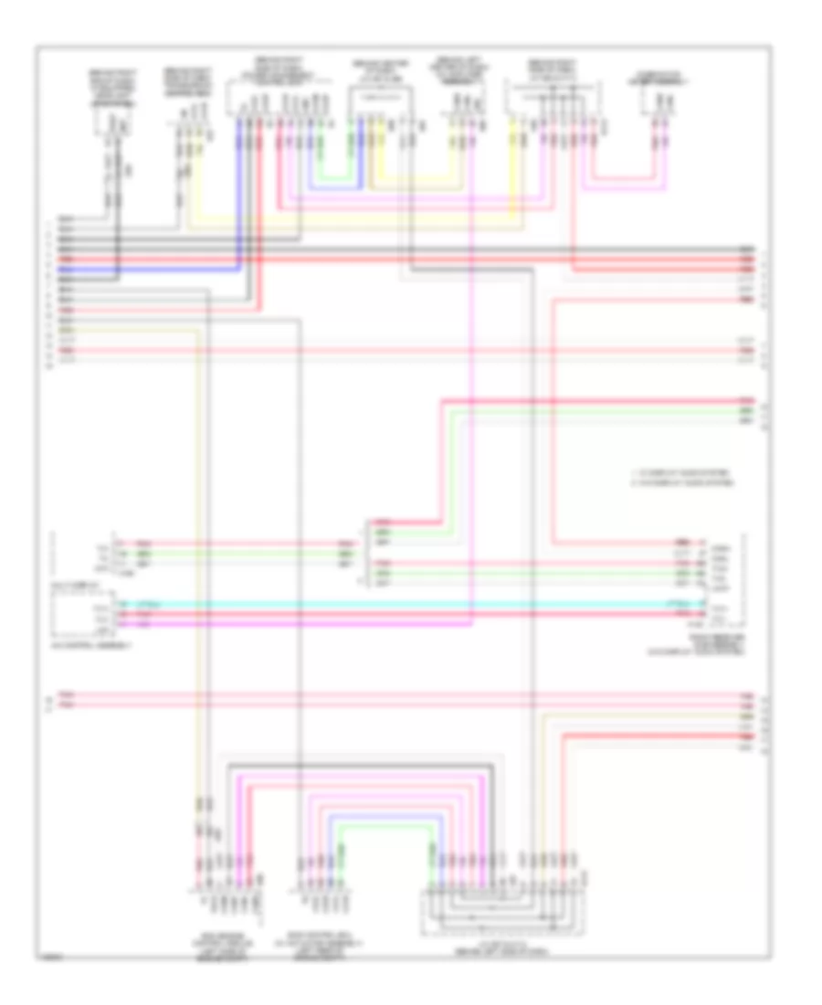 Computer Data Lines Wiring Diagram (2 of 3) for Lexus CT 200h 2014