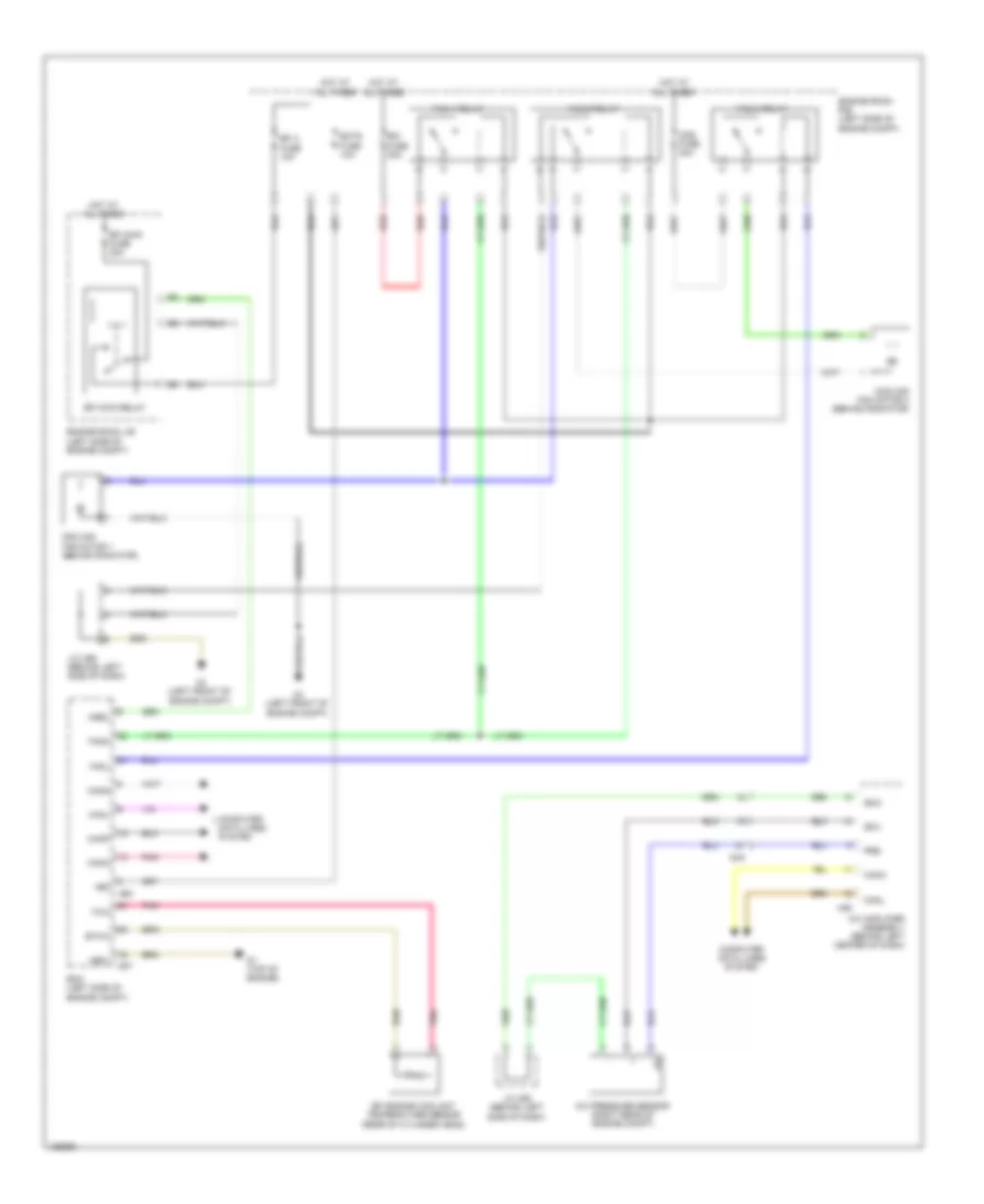 Cooling Fan Wiring Diagram for Lexus CT 200h 2014