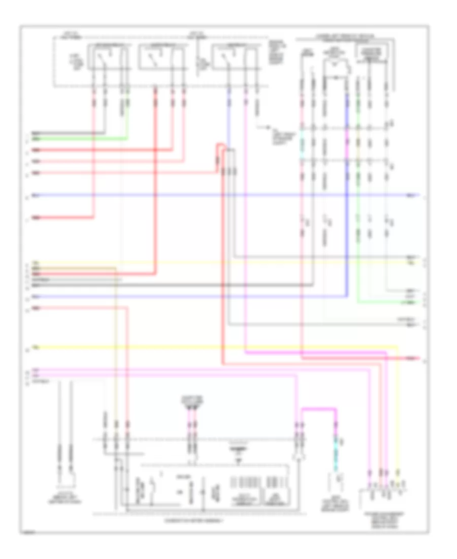 1.8L Hybrid, Engine Controls Wiring Diagram (2 of 4) for Lexus CT 200h 2014