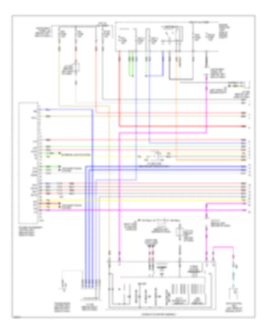 1.8L Hybrid, Hybrid System Wiring Diagram (1 of 6) for Lexus CT 200h 2014