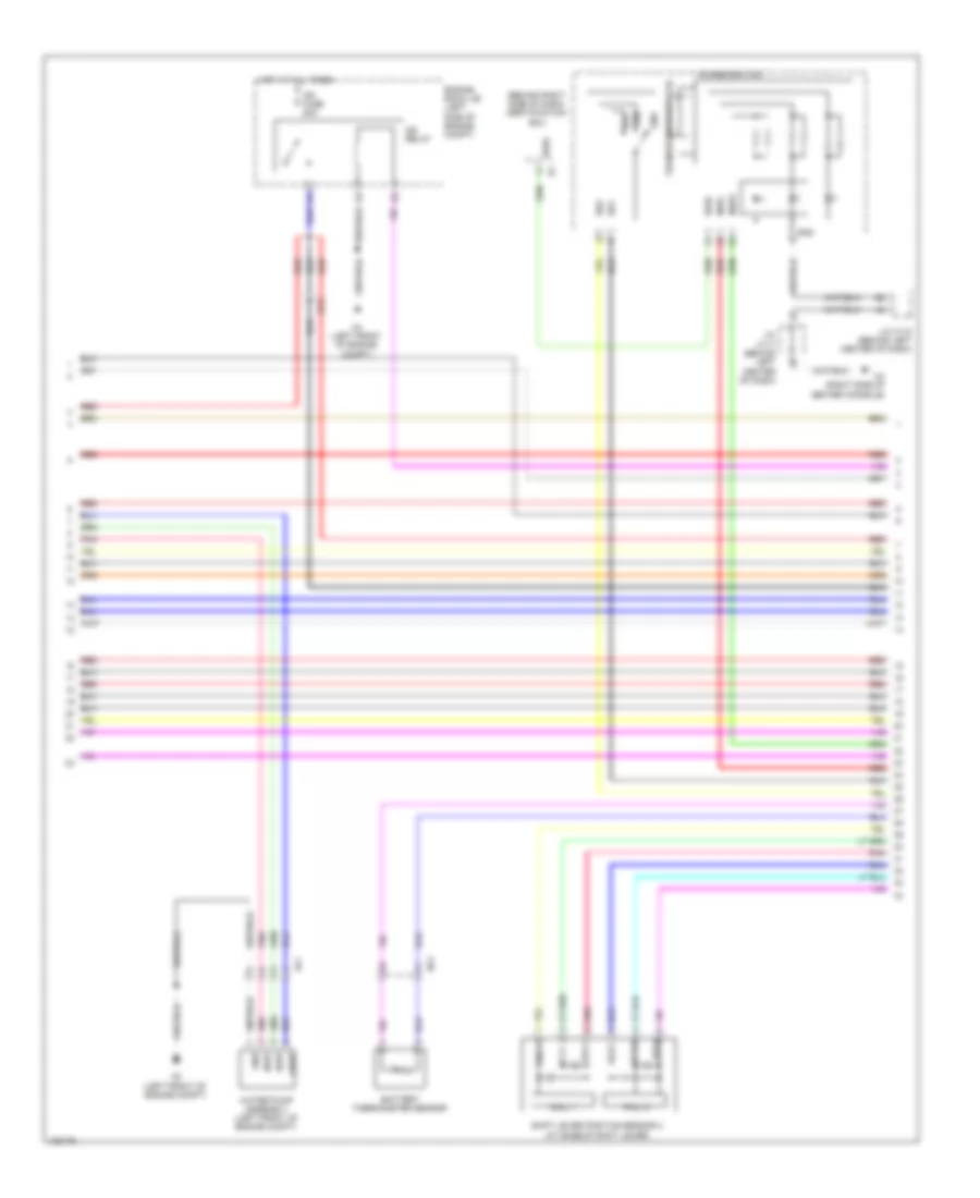 1 8L Hybrid Hybrid System Wiring Diagram 2 of 6 for Lexus CT 200h 2014