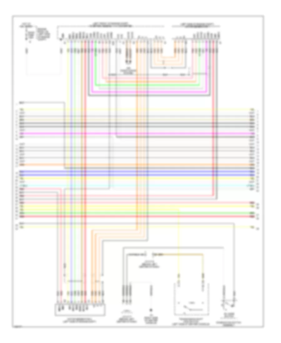 1.8L Hybrid, Hybrid System Wiring Diagram (4 of 6) for Lexus CT 200h 2014
