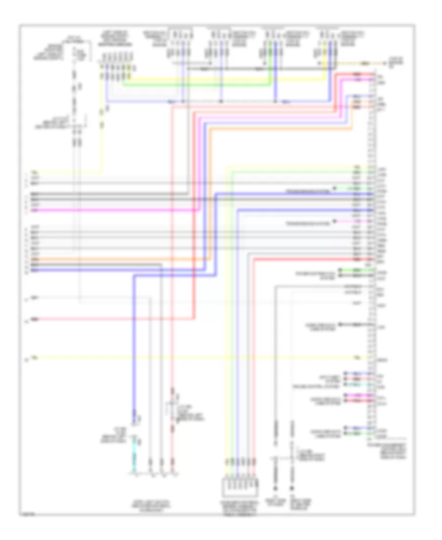 1.8L Hybrid, Hybrid System Wiring Diagram (6 of 6) for Lexus CT 200h 2014