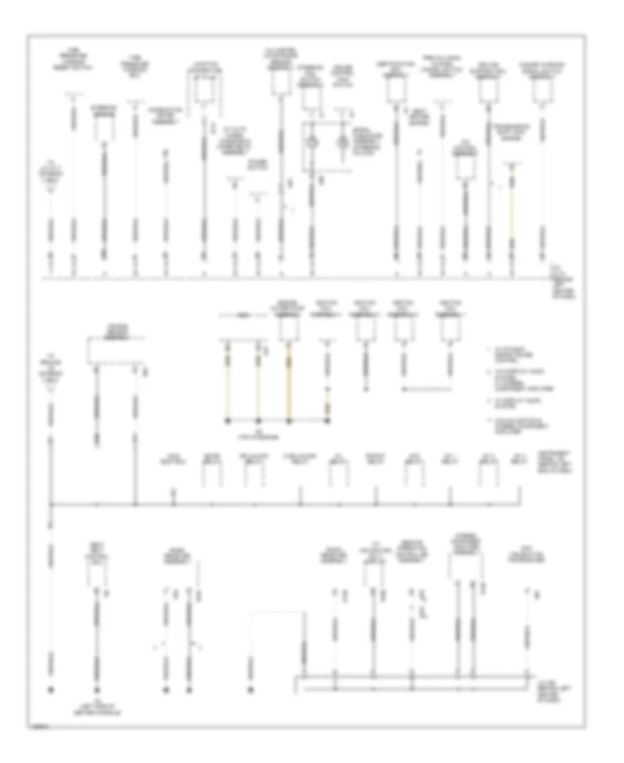 Ground Distribution Wiring Diagram 4 of 5 for Lexus CT 200h 2014