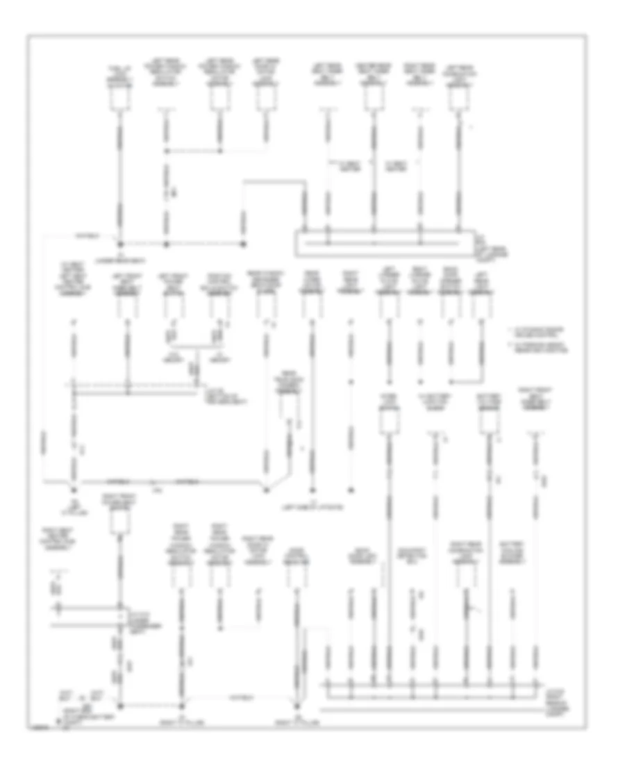 Ground Distribution Wiring Diagram 5 of 5 for Lexus CT 200h 2014