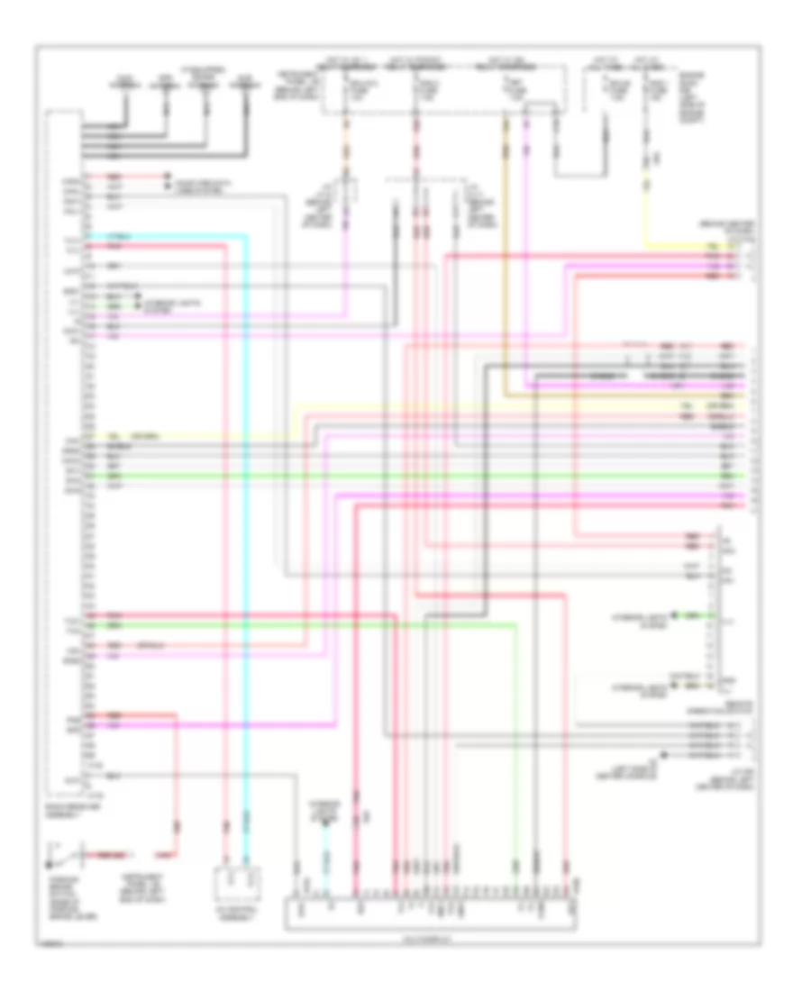 Navigation Wiring Diagram 1 of 5 for Lexus CT 200h 2014
