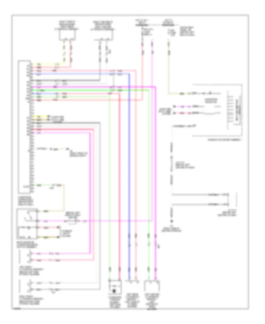 Rear Sonar Wiring Diagram for Lexus CT 200h 2014