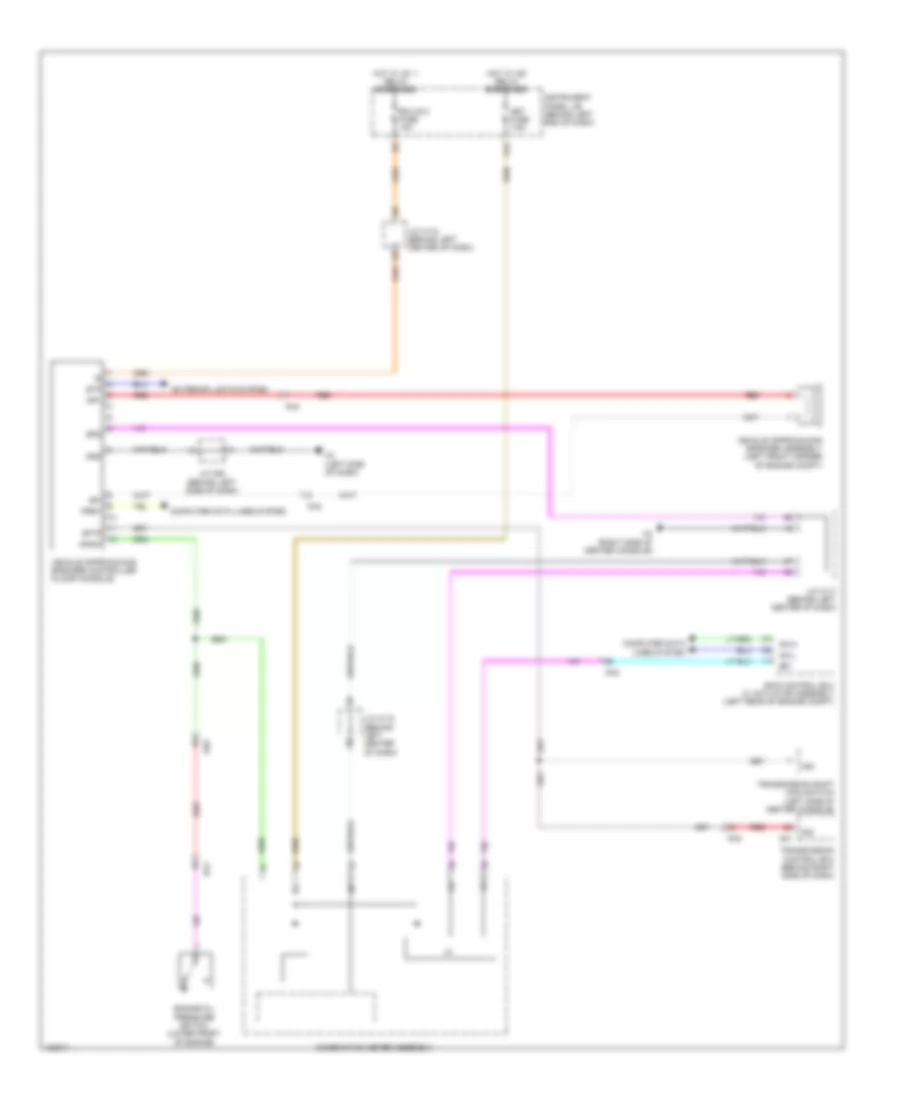 Vehicle Proximity Notification Wiring Diagram for Lexus CT 200h 2014