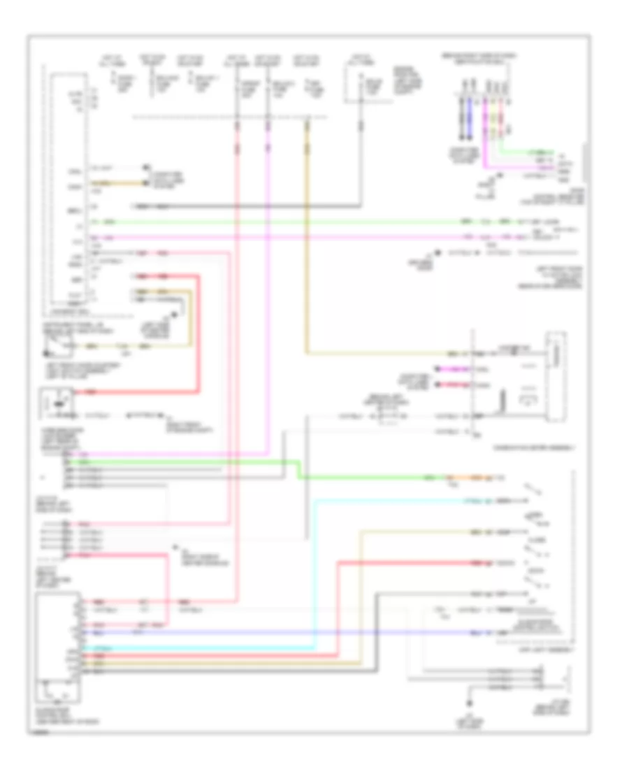 Power TopSunroof Wiring Diagram for Lexus CT 200h 2014